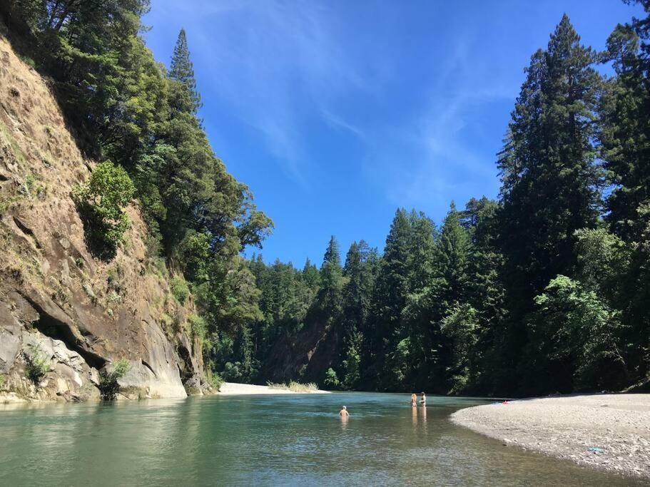 加伯维尔Little House In The Redwoods With A Hot Tub!公寓 外观 照片